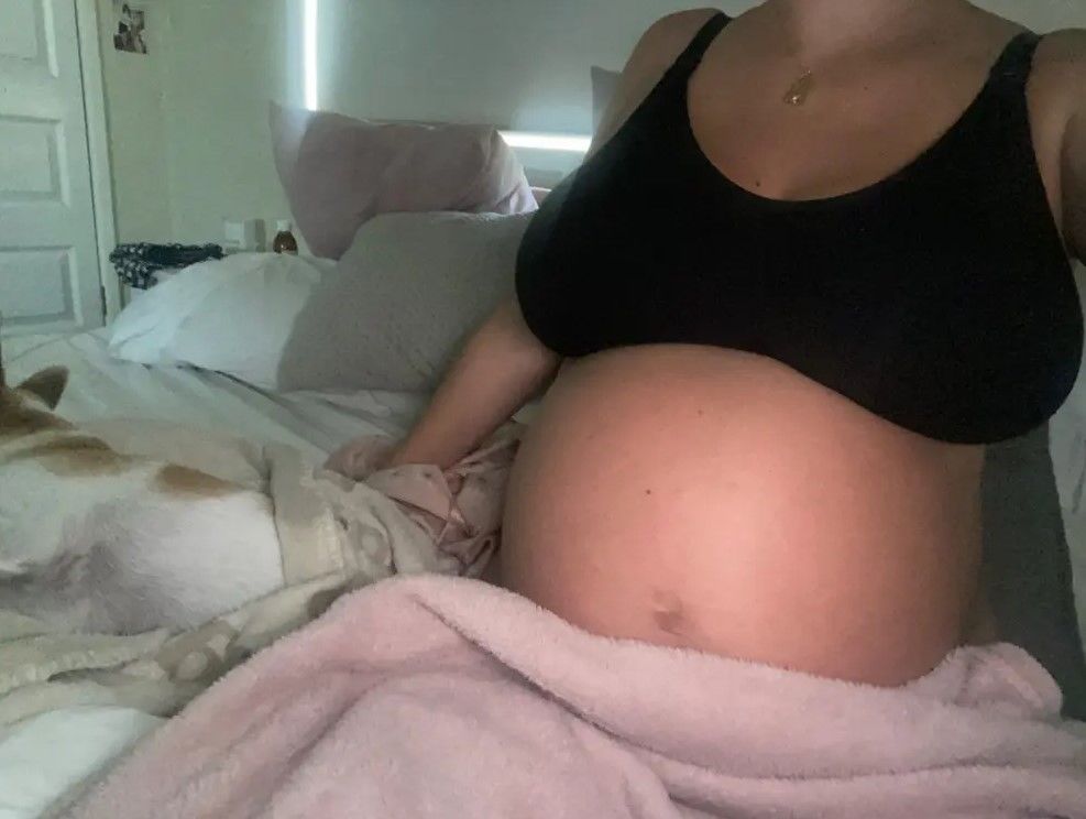 Customer photo review of Bamboo Maternity & Nursing Bra