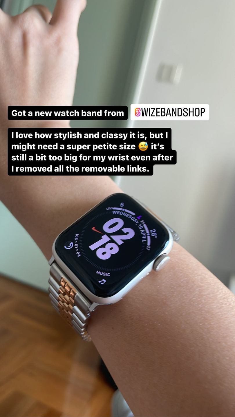 Customer photo review of Nete Stainless Band