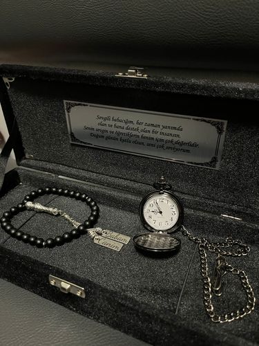 Customer photo review of Tesbih Set mit Taschenuhr für Männer