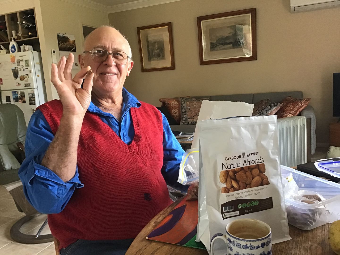Customer photo review of Raw hazelnuts