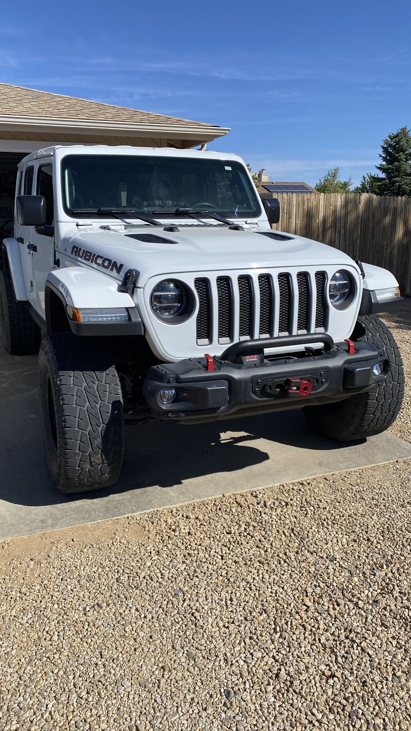 Customer photo review of OPENROAD 13,000 lbs Winch with Synthetic Rope - Panther Series 2s