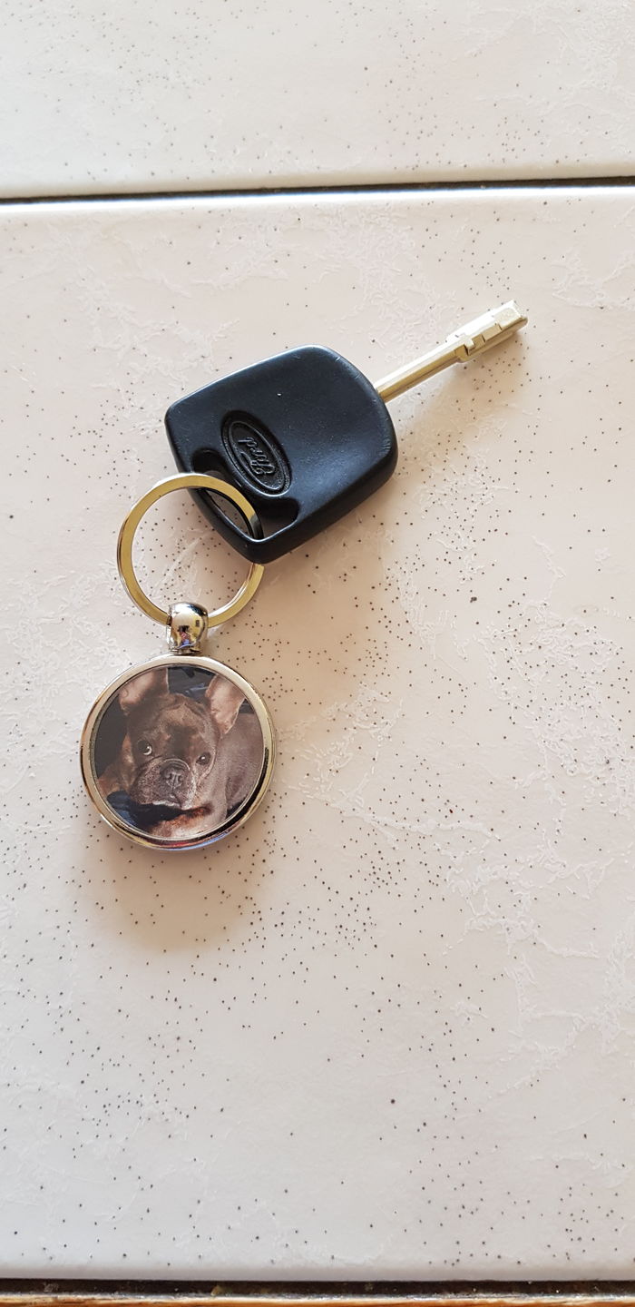 Customer photo review of Schlüsselanhänger-Bundle Tropfen 3x dein Foto für nur 19,90 €