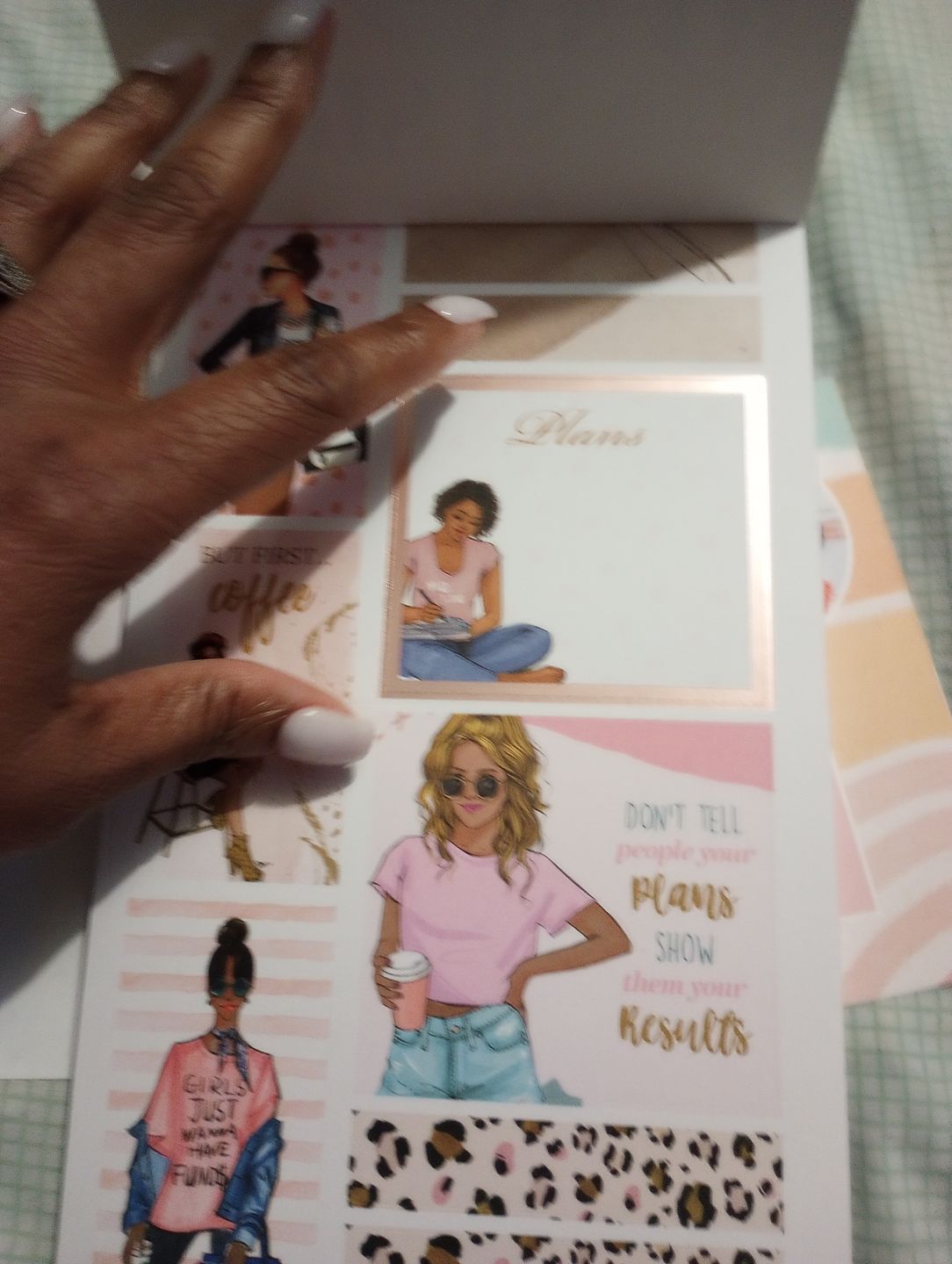 Customer photo review of This Is My Year Planner Sticker Book