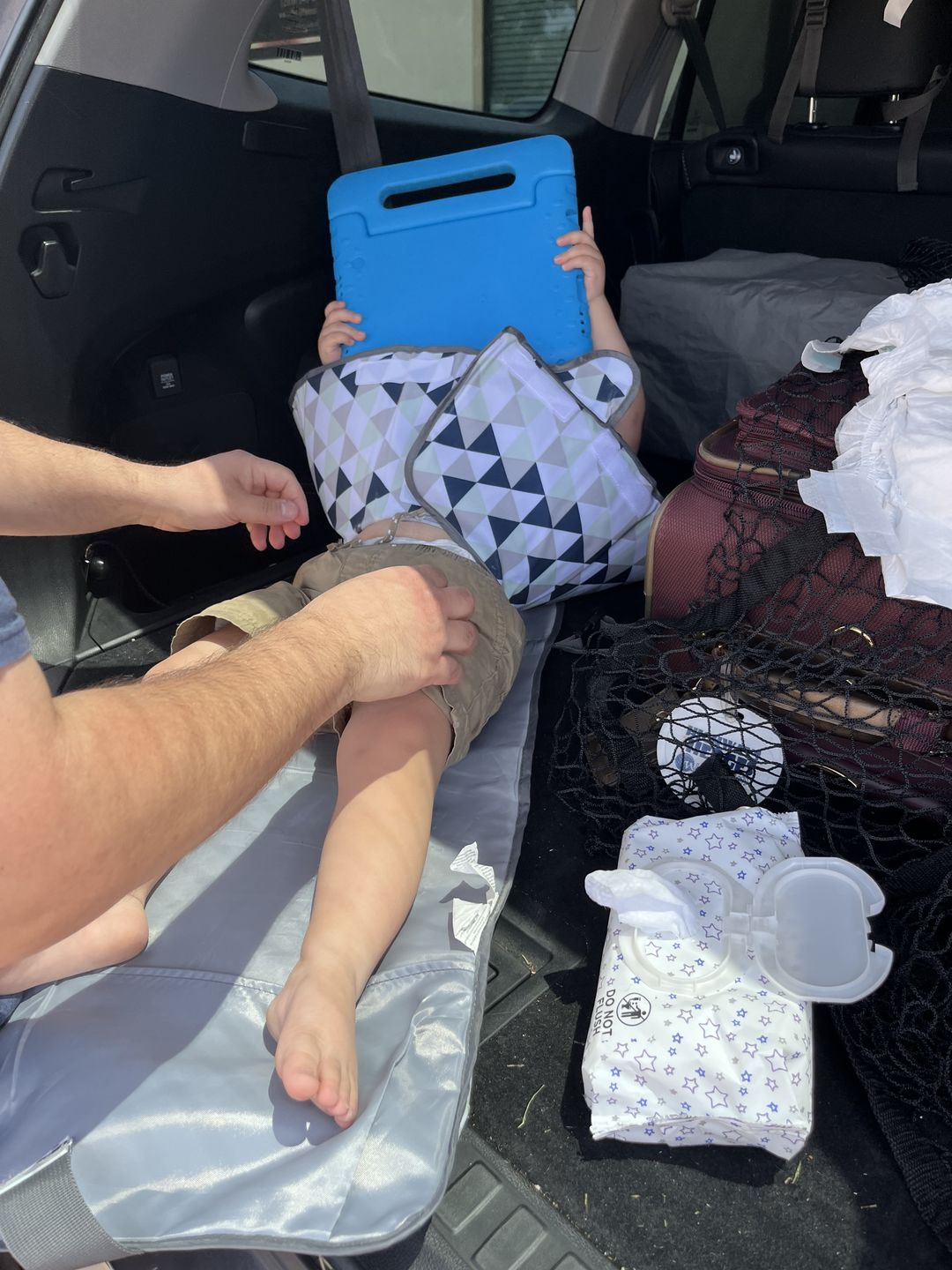 Customer photo review of Playtime Changing Pad™ - Excursion Edition