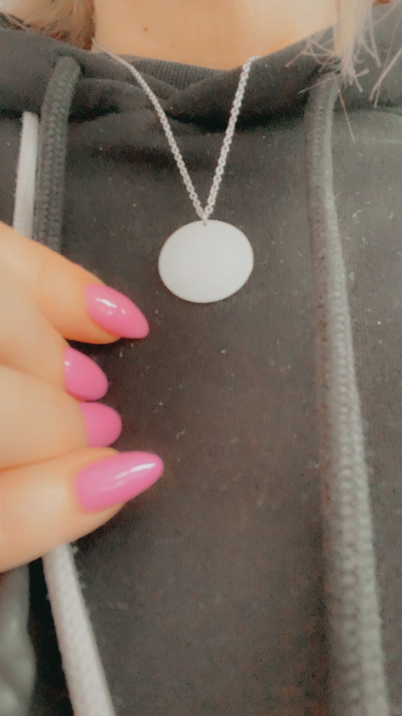 Customer photo review of Coin | Halskette + Gravur