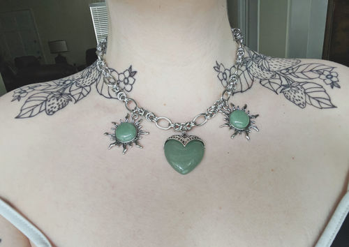 Customer photo review of Heart of The Sun Chain