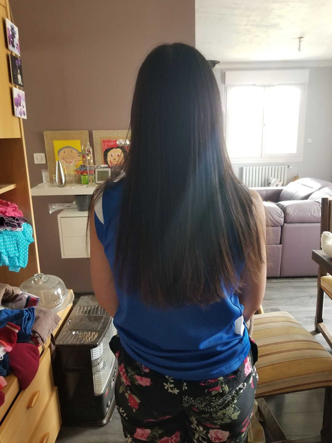 Customer photo review of Lissage Au Tanin Salvatore Blue Gold