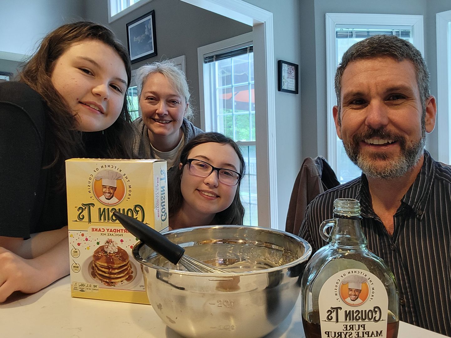 Customer photo review of Cousin T's Maple Syrup & Pancake Mix Bundle