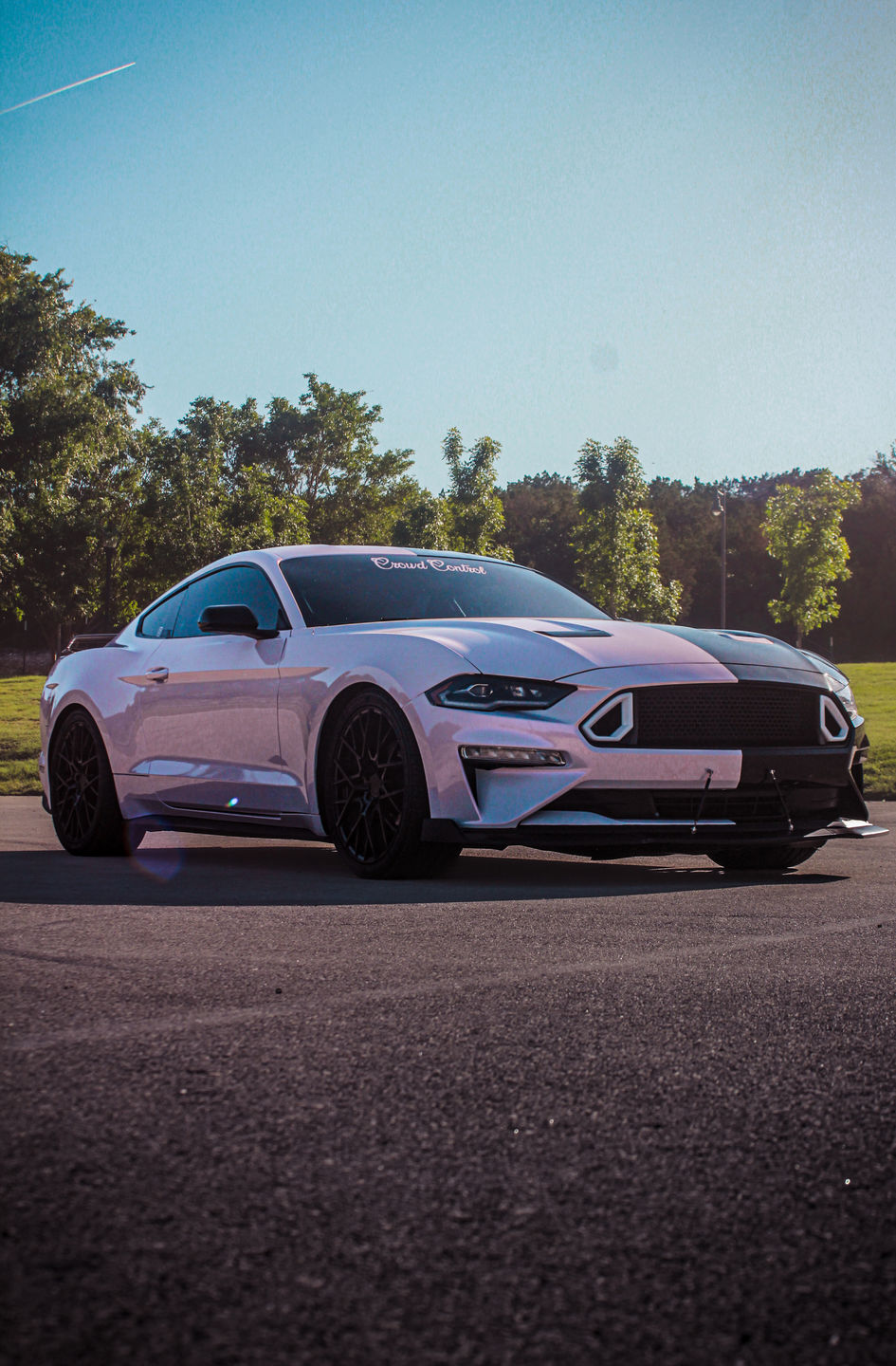 Customer photo review of Candy Metallic Pink White Vinyl Wrap
