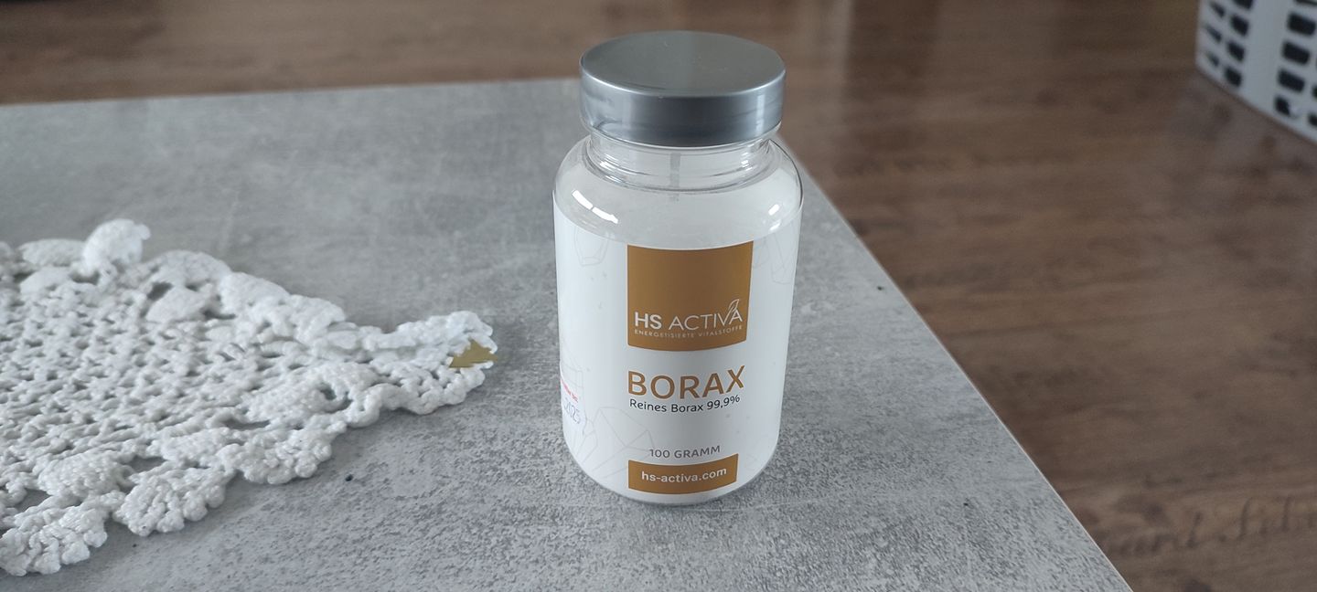 Customer photo review of Borax I Pharmazeutische Reinheit 99,9% I 100 Gramm