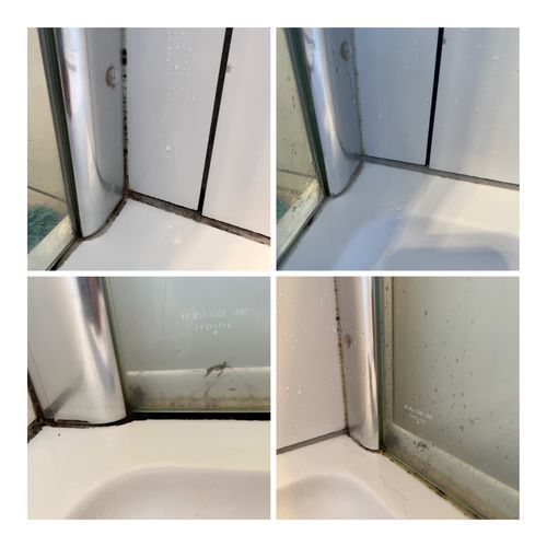 Customer photo review of GLASSGUARD™ Mold Remover & Protect Kit