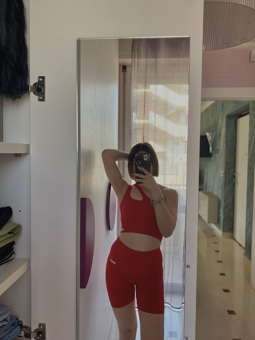 Customer photo review of Shorts CALIPSO Rosso Costine