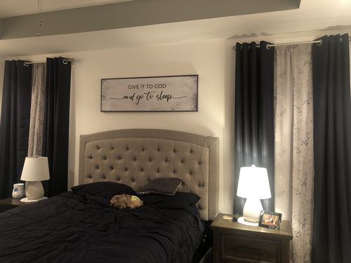 Customer photo review of Give It To God And Go To Sleep Sign II