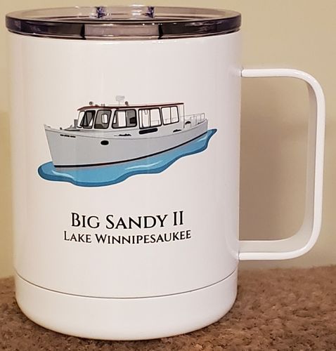 Customer photo review of Custom Insulated Stainless Steel Mugs