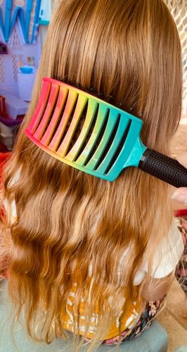 Customer photo review of SALE My Sensory Space Detangling Hairbrush