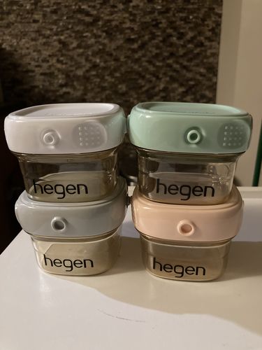 Customer photo review of Hegen PCTO™ 60ml/2oz Breast Milk Storage PPSU, 6-Pack