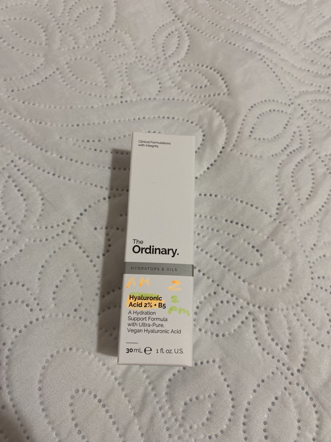 Customer photo review of Hyaluronic Acid 2% + B5 Hydrating Serum