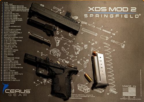 Customer photo review of Springfield XDS MOD.2® Schematic Handgun Mat