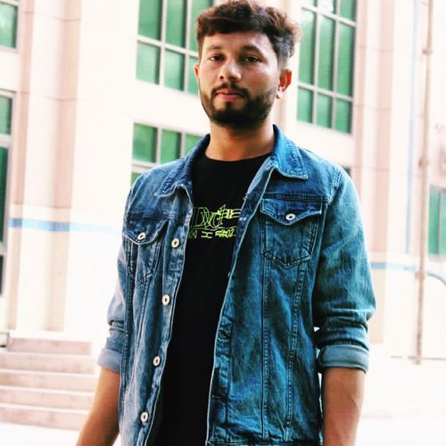 Customer photo review of Skinny Mid Blue Ripped Jeans 2.0