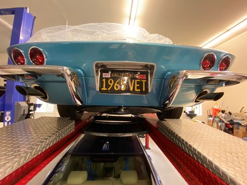 Customer photo review of 1965 CALIFORNIA LICENSE PLATE 6"x12" (156.5mm x 305mm)