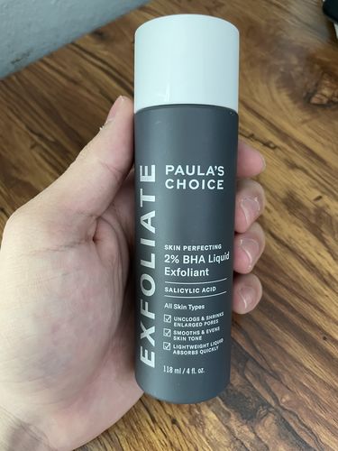 Customer photo review of Skin Perfecting 2% BHA Liquid Exfoliant