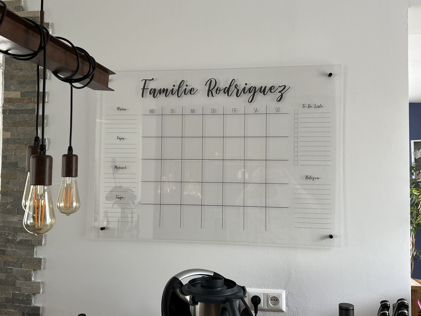 Customer photo review of 4-Namen Familienplaner