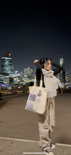 Customer photo review of Claude Monet vintage Bag