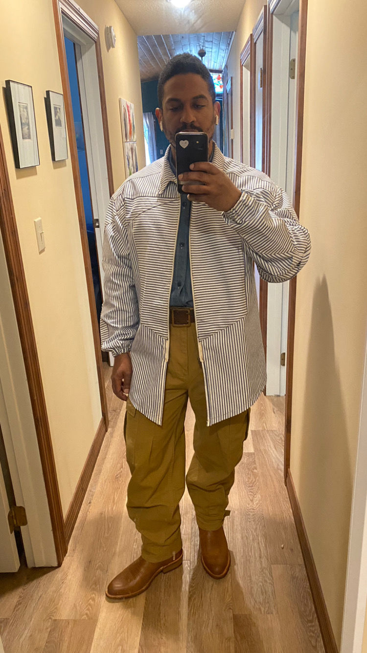 Customer photo review of 13 oz Cotton Twill Relaxed Fit Field Pants