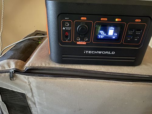 Customer photo review of Portable Power Station Lithium 500w AC/DC - 50Ah iTECH500P