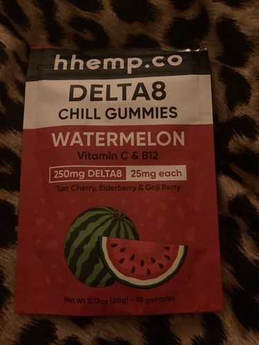 Customer photo review of HH DELTA8 CHILL GUMMIES - WATERMELON (25mg)