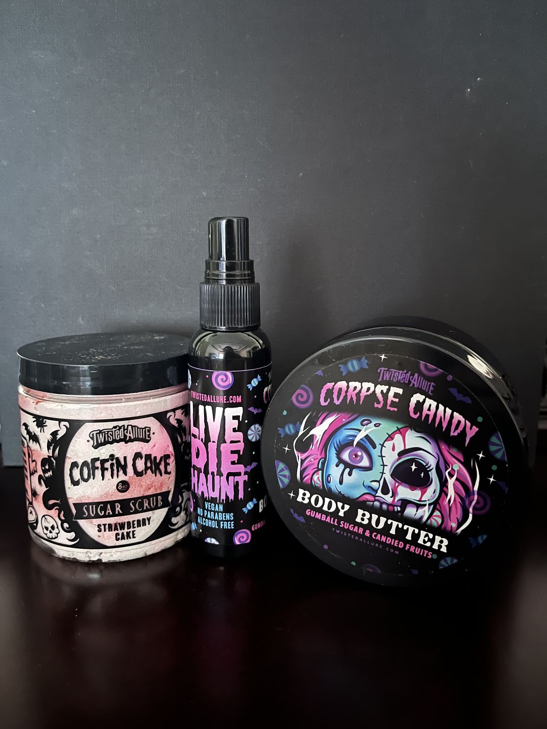 Customer photo review of Corpse Candy Body Spray (Gumball sugar & candy fruits)