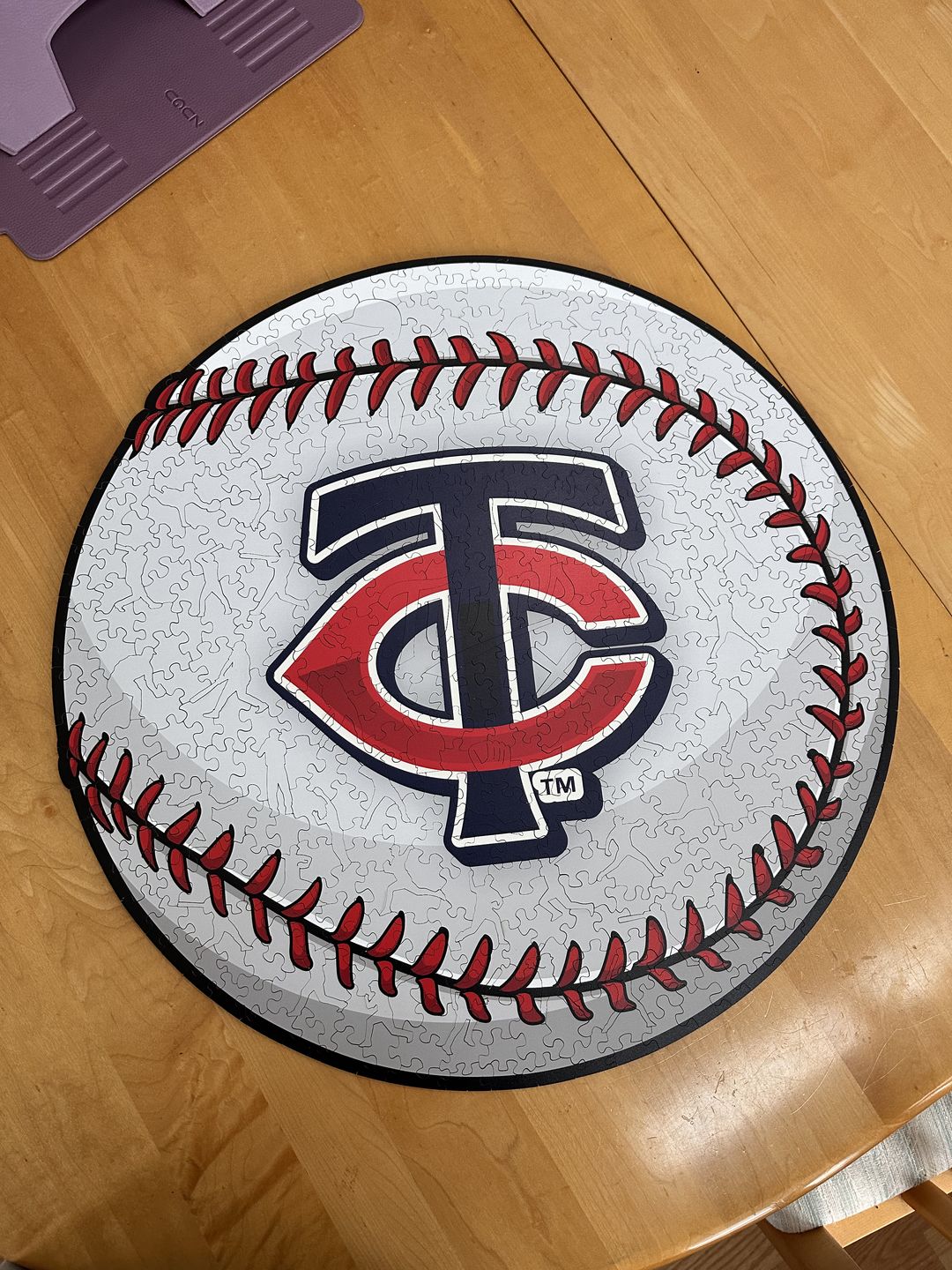 Customer photo review of Minnesota Twins® - Official Wooden Puzzle