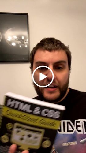 Customer video review of HTML & CSS QuickStart Guide