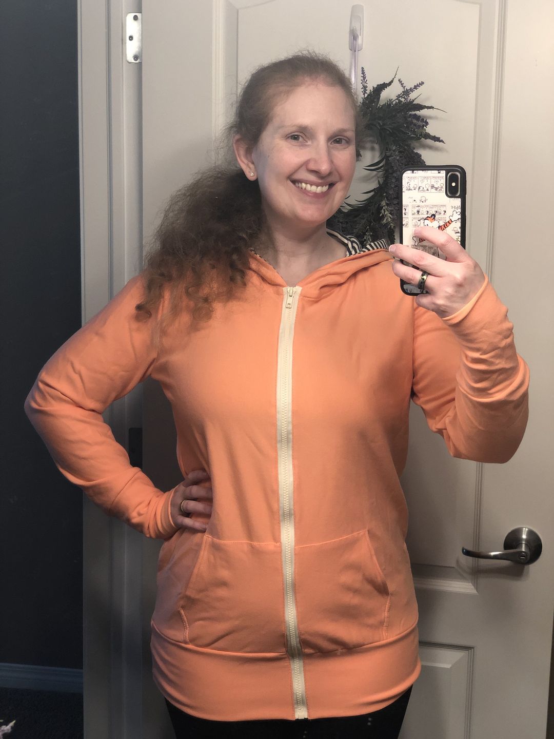 Customer photo review of *Pre-Sale* Zip Up Hoodie