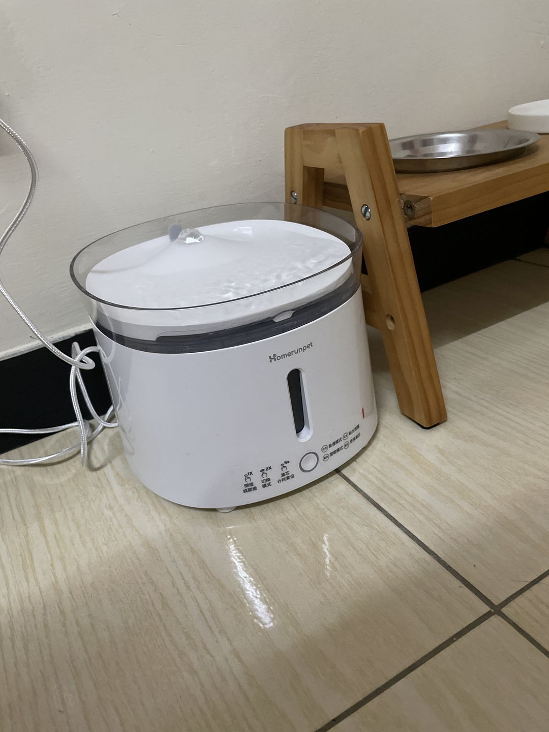 Customer photo review of 霍曼無線水泵寵物飲水機