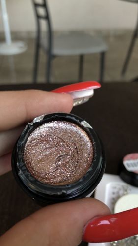 Customer photo review of Gel Platinum Rose Gold New Fantasy Nails