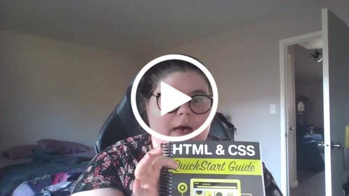 Customer video review of HTML & CSS QuickStart Guide