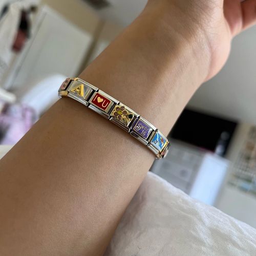 Customer photo review of Original Italian Charm Bracelet
