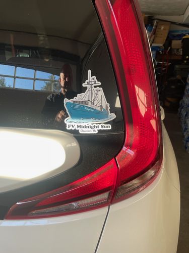 Customer photo review of Custom Boat Stickers