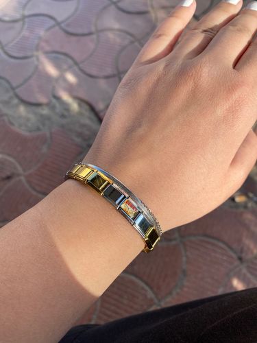 Customer photo review of Original Italian Charm Bracelet