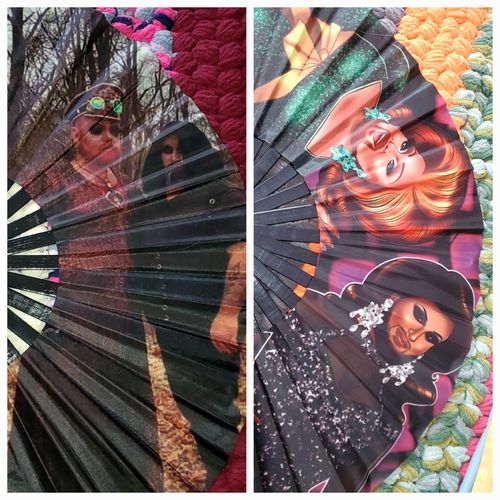 Customer photo review of Custom - Hand Fan