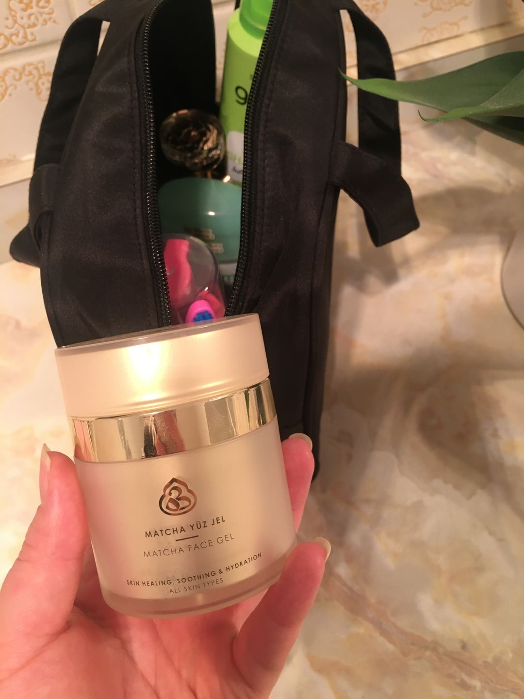 Customer photo review of Matcha Face Gel 55ml