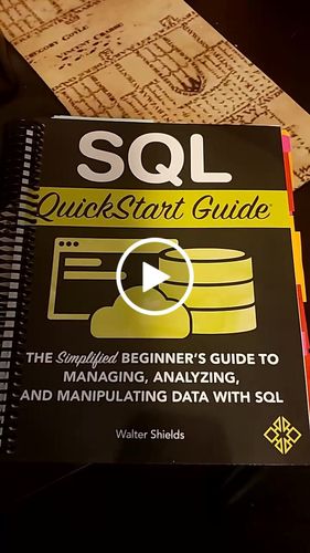 Customer video review of SQL QuickStart Guide