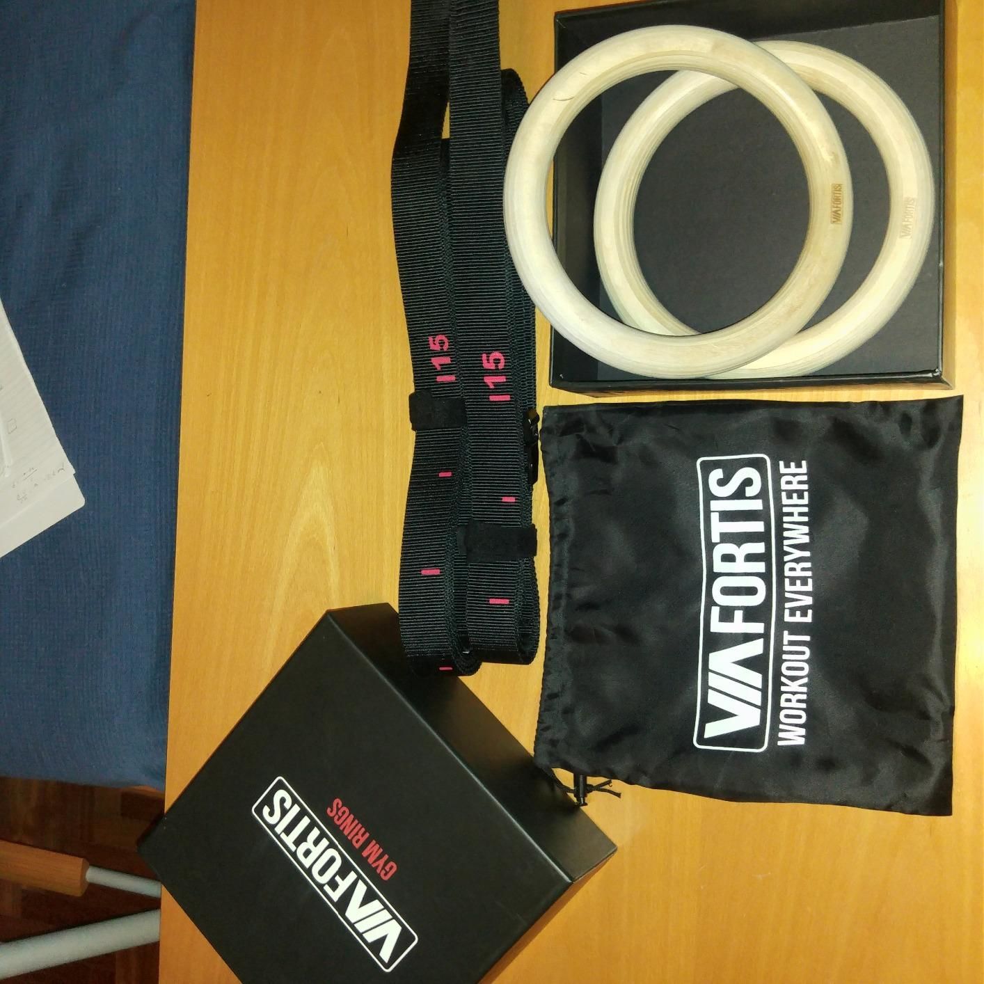 Customer photo review of Anneaux de gym Premium