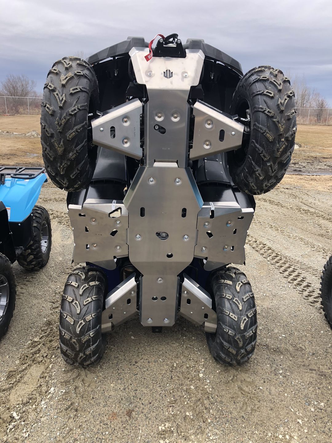 Customer photo review of Complete Aluminum Skid Plates for Yamaha Kodiak 450 (2018+)