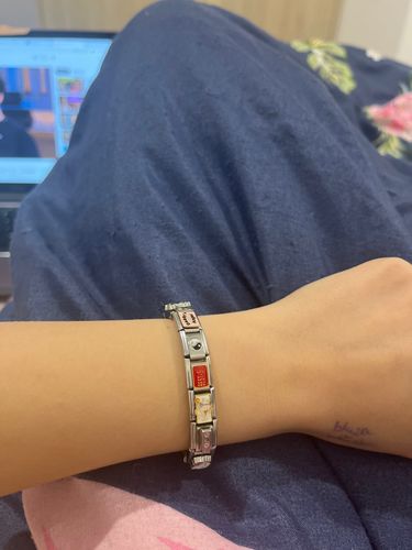 Customer photo review of Original Italian Charm Bracelet