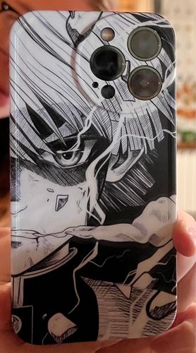 Customer photo review of Demon Slayer Zenitsu Phone Case