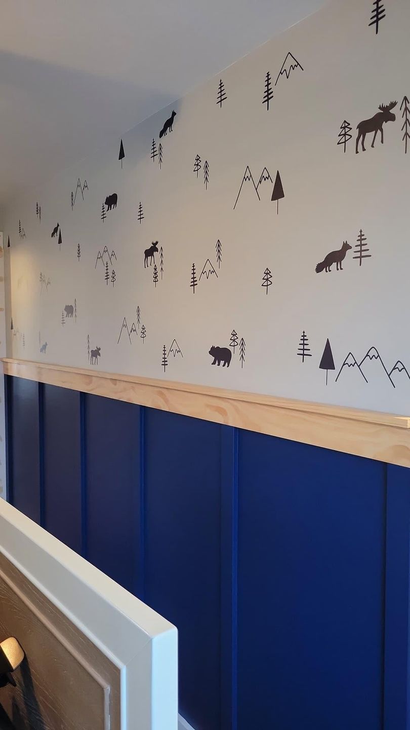Customer photo review of Wilderness Wall Decals