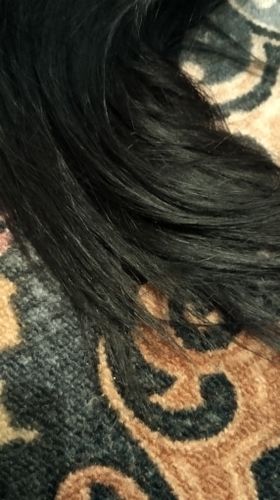 Customer photo review of Clip Ins Extension Straight 12A+ Virgin Human Hair Extension