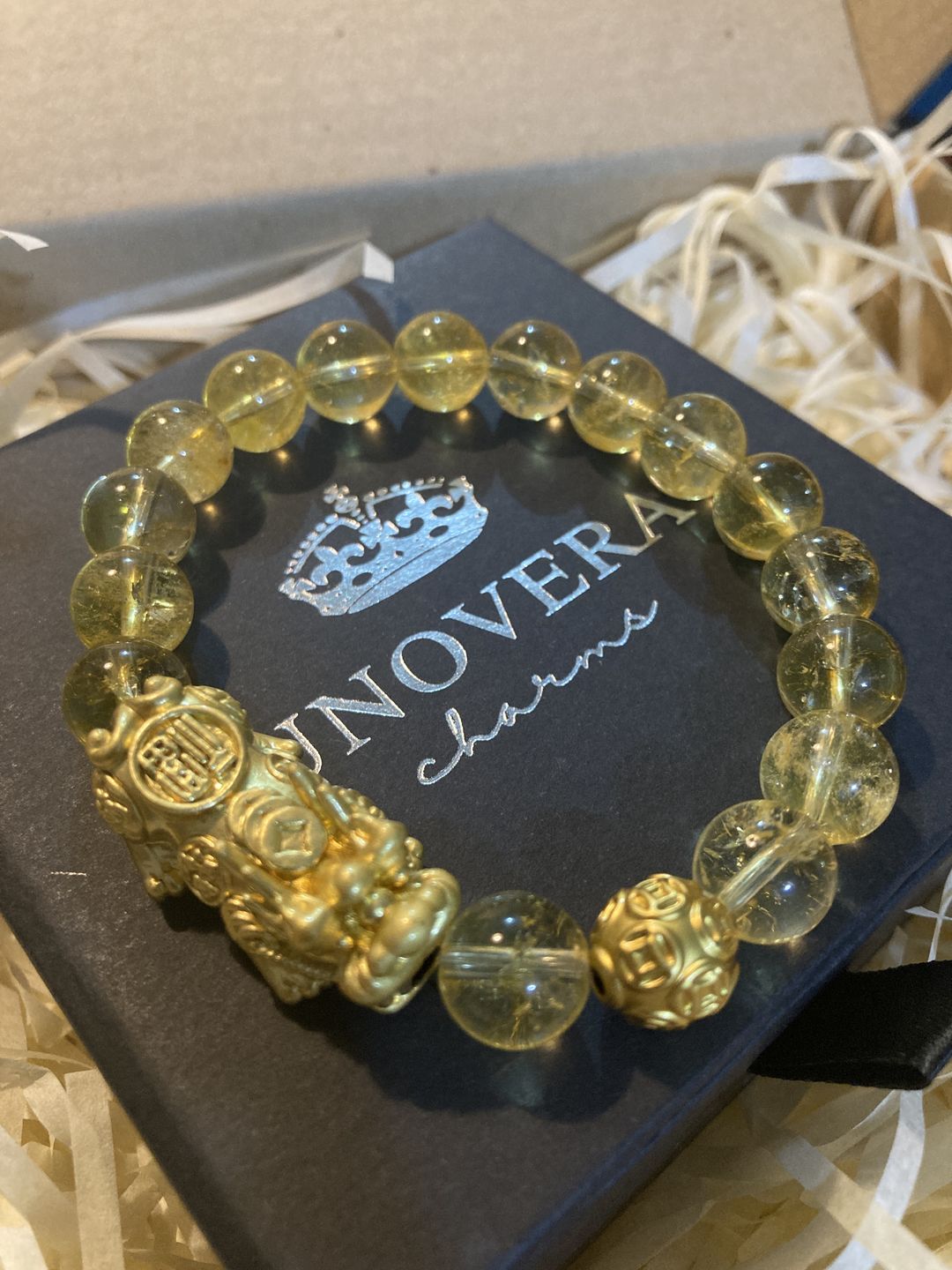 Customer photo review of Citrine with 24K PiYao and Money Ball for Good Fortune - Success - Protection